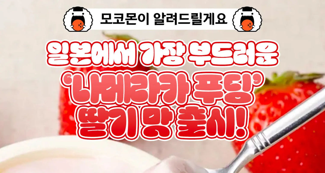 일본에서-가장-부드러운-나메라카-푸딩-딸기-맛-출시-모코몬이-알려드릴게요 모코몬 일본직구