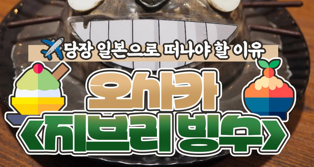 당장-일본으로-떠나야-할-이유-오사카-지브리-빙수-모코몬이-알려드릴게요 모코몬 일본직구