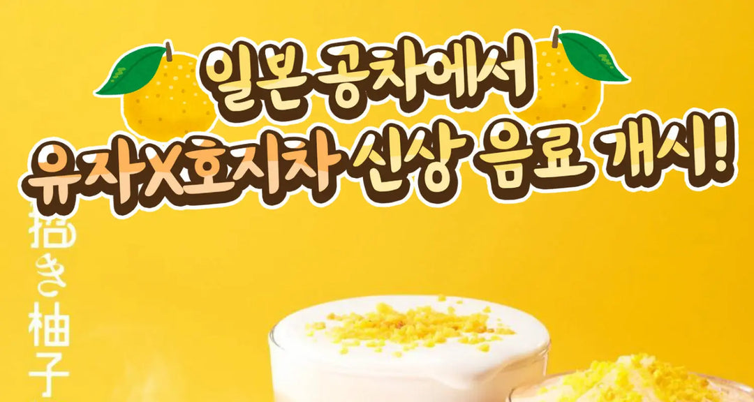 일본-공차에서-유자X호지차-신상-음료-개시-모코몬이-알려드릴게요 모코몬 일본직구