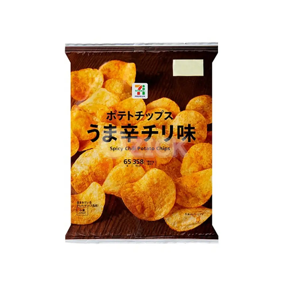セブンイレブン]ポテトチップスマコムチリ味65g - モコモン日本