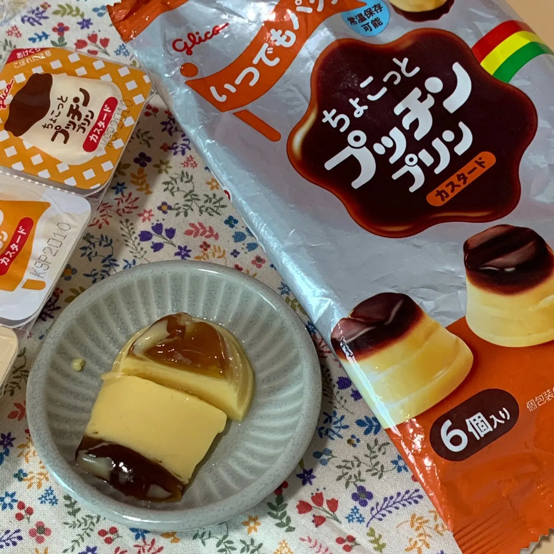 일본-미니푸딩-편의점-글리코-푸칭푸딩-커스터드-맛 모코몬 일본직구