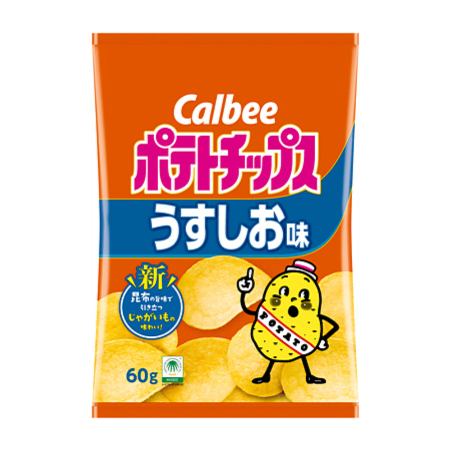 [CALBEE] 가루비 포테이토칩 연한 소금맛 60g CALBEE