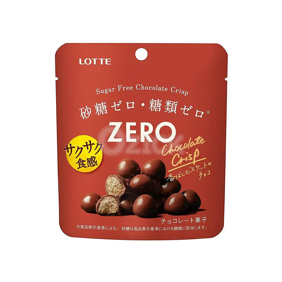 [롯데] 롯데 제로 슈가프리 초콜릿 크리스프 28g - 모코몬 일본직구