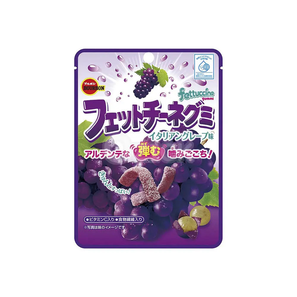 [BOURBON] 페투치네 구미 이탈리안 포도맛 50g - 모코몬 일본직구