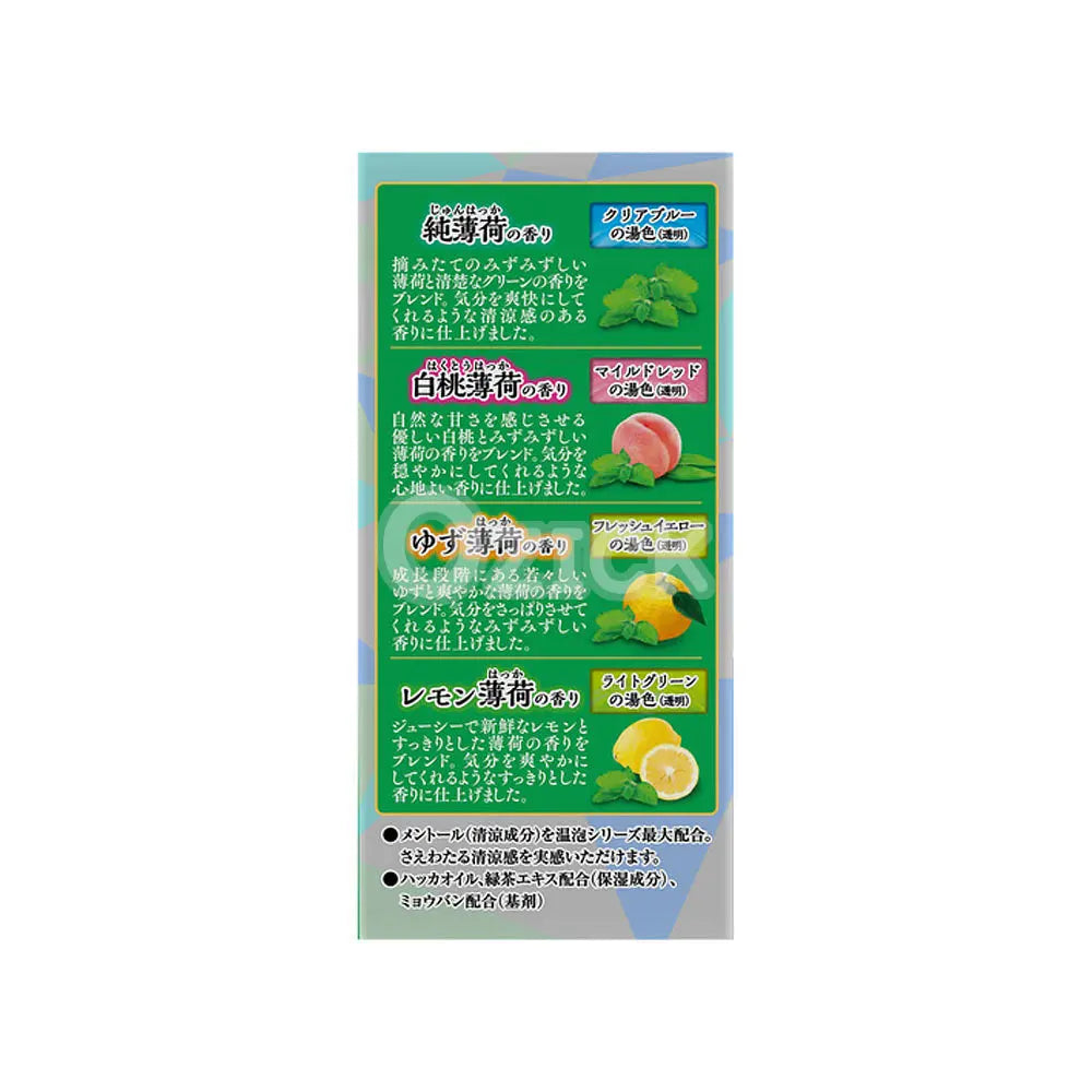 [EARTH CHEMICAL] 온포 ONPO 산뜻한 탄산탕 고집있는 박하 12정입 - 모코몬 일본직구
