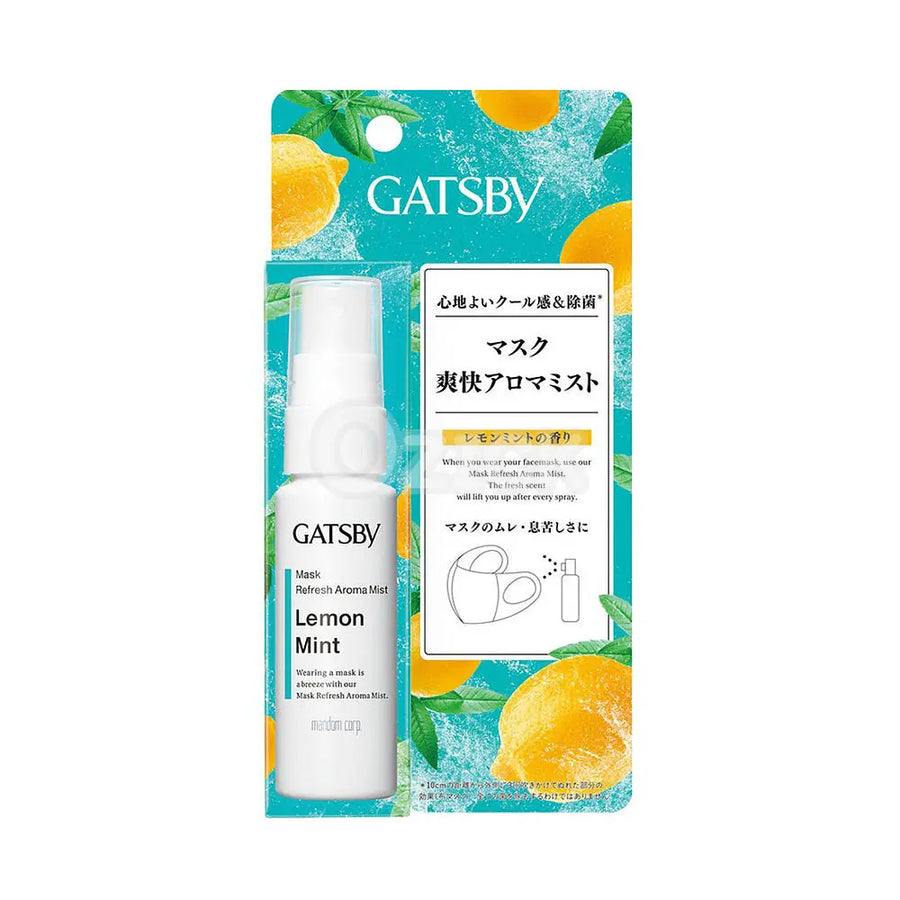 [GATSBY] 마스크 상쾌 아로마 미스트 레몬 민트향 30ml - 모코몬 일본직구
