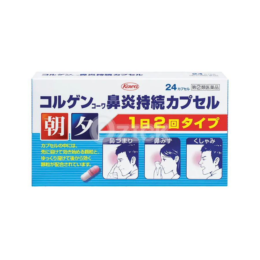 [KOWA] 코르겐코와 비염 지속 캡슐 24 카풀 - 모코몬 일본직구