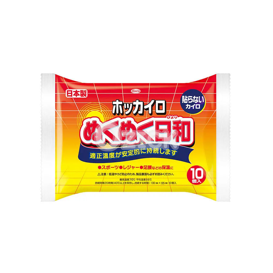 [KOWA] 핫팩 따뜻한 일화 붙이지 않는 타입 레귤러 10개입 - 모코몬 일본직구