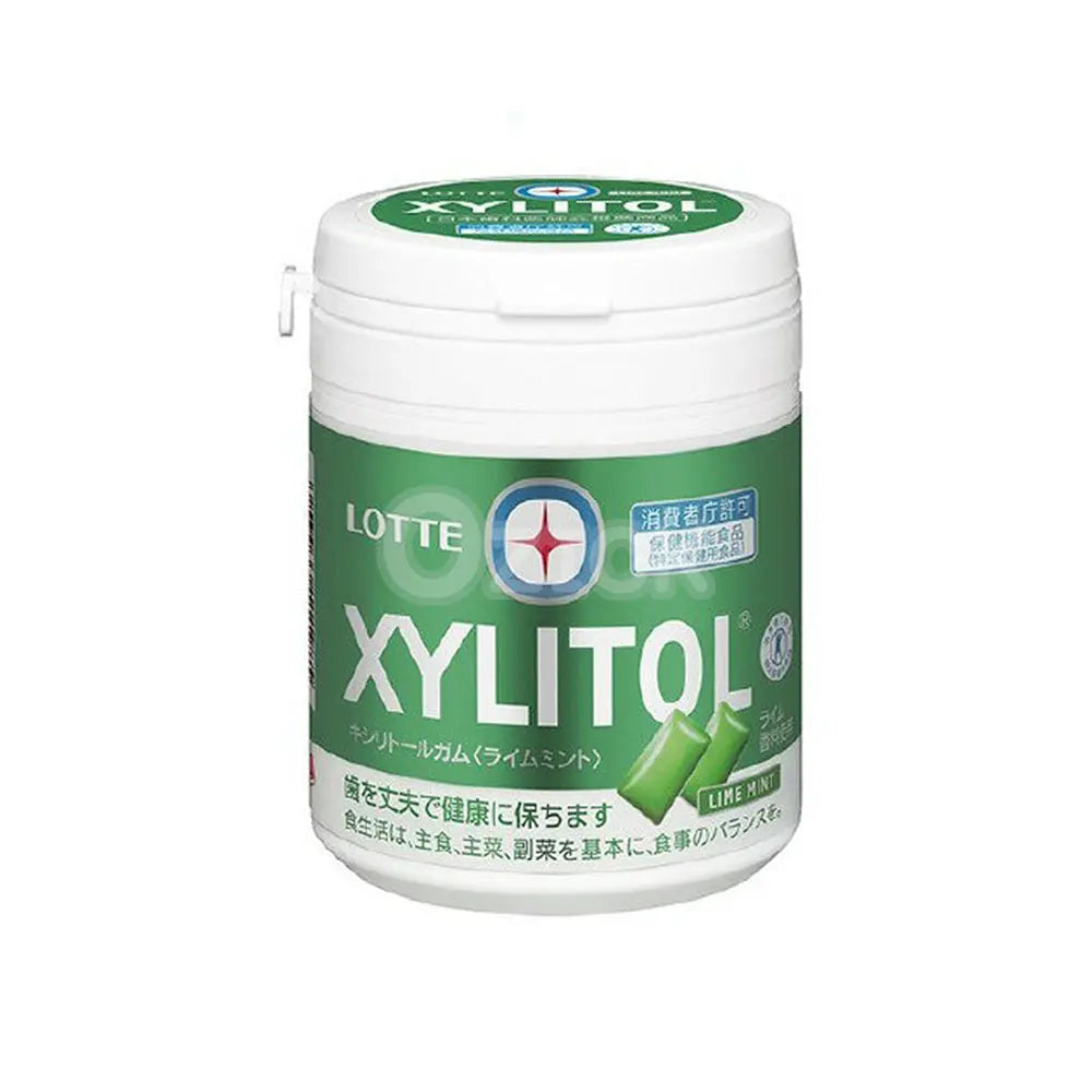LOTTE XYLITO ライムミント 15個入り Lotte XYLITOL Gum Lime Mint flavor Bottle type 143g – Japan