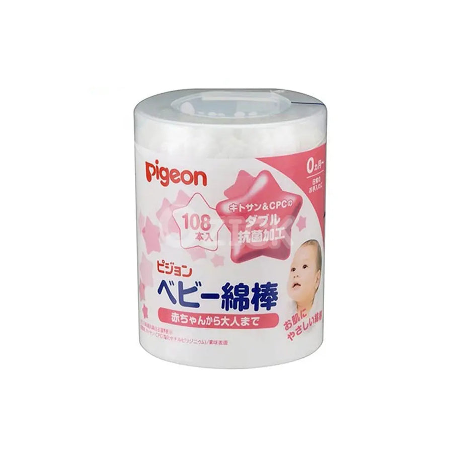 [PIGEON] 베이비 면봉 108개입 - 모코몬 일본직구
