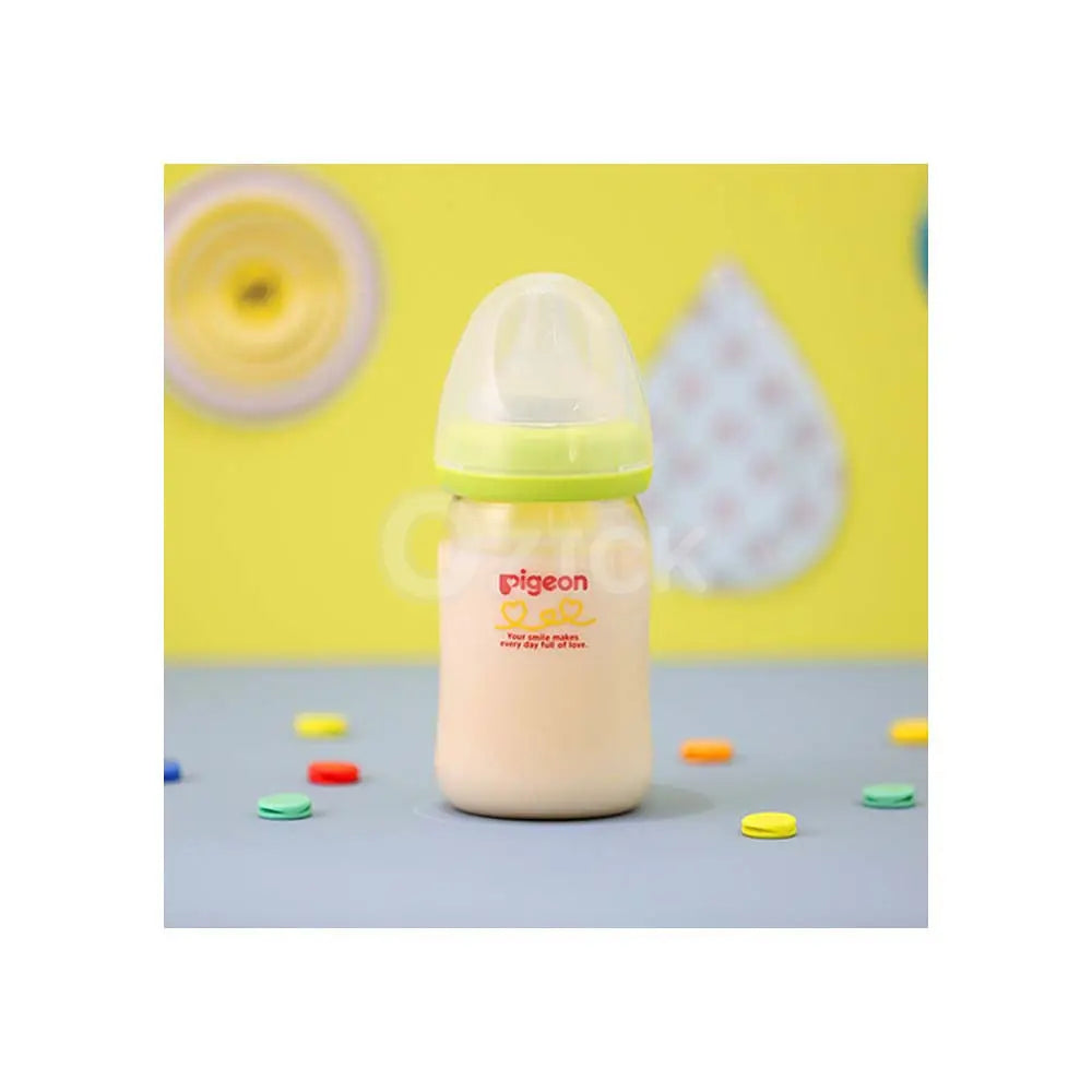 [PIGEON] 모유 실감 젖병 (플라스틱제) 라이트 그린 160ml - 모코몬 일본직구