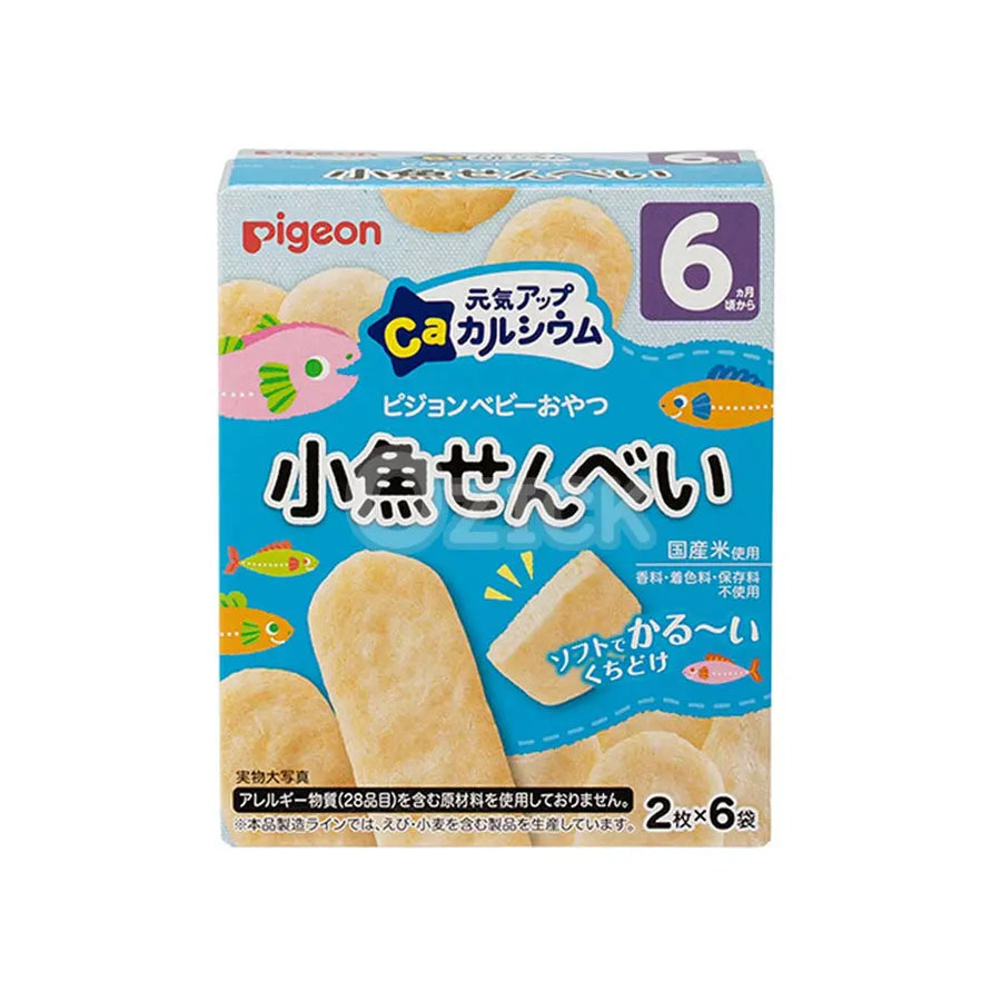[PIGEON] 건강 업 칼슘 작은 생선 과자 - 모코몬 일본직구