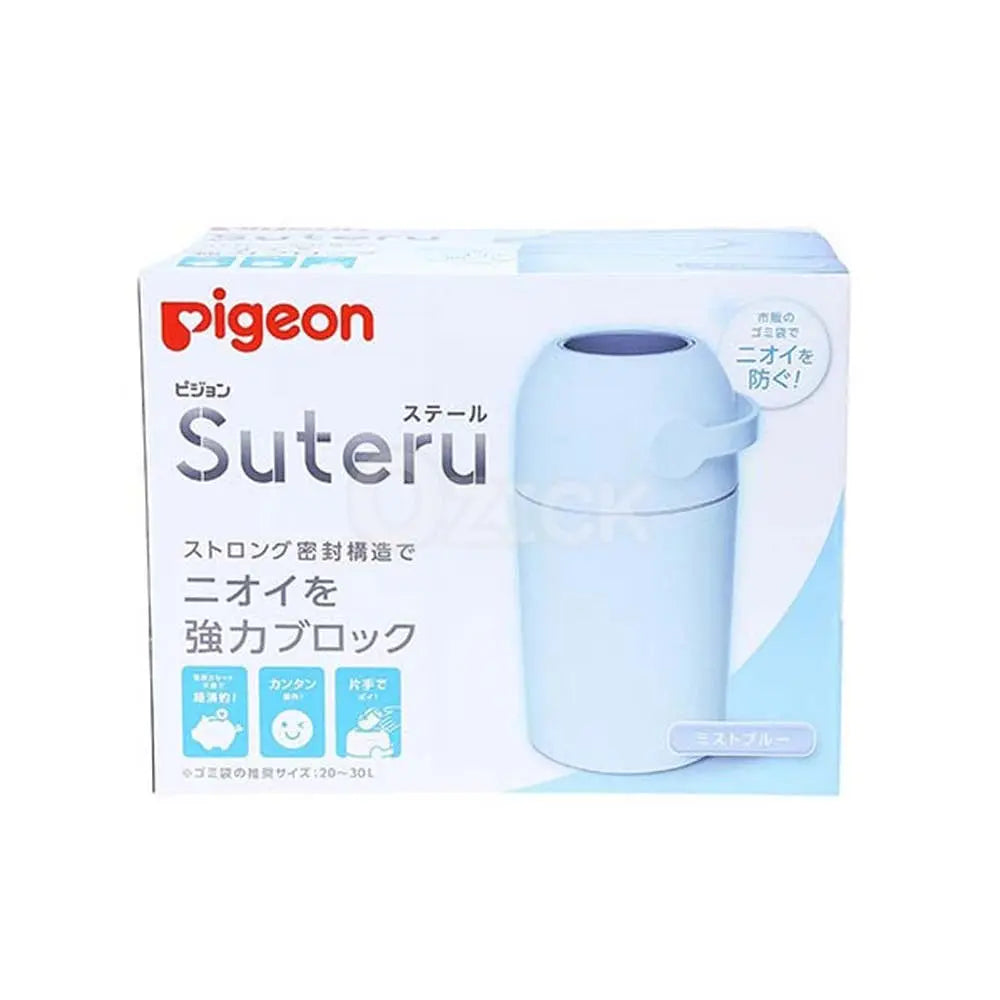 [PIGEON] 스텔 실크 스노우 미스트 블루 쓰레기통 - 모코몬 일본직구