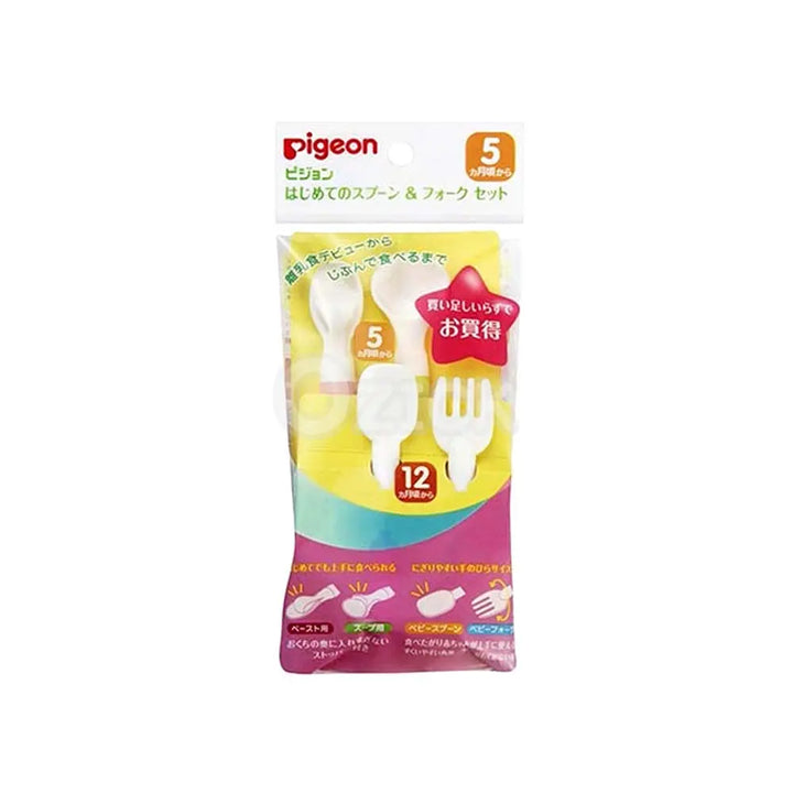 [PIGEON] 첫 수저&포크 세트 (5개월부터) - 모코몬 일본직구