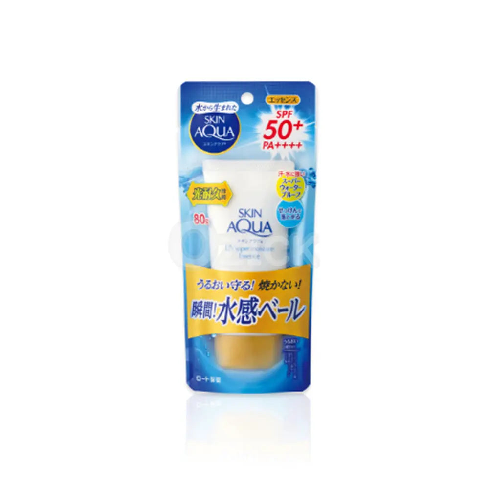 [ROHTO] 스킨 아쿠아 UV 슈퍼 모이스처 에센스 80g - 모코몬 일본직구