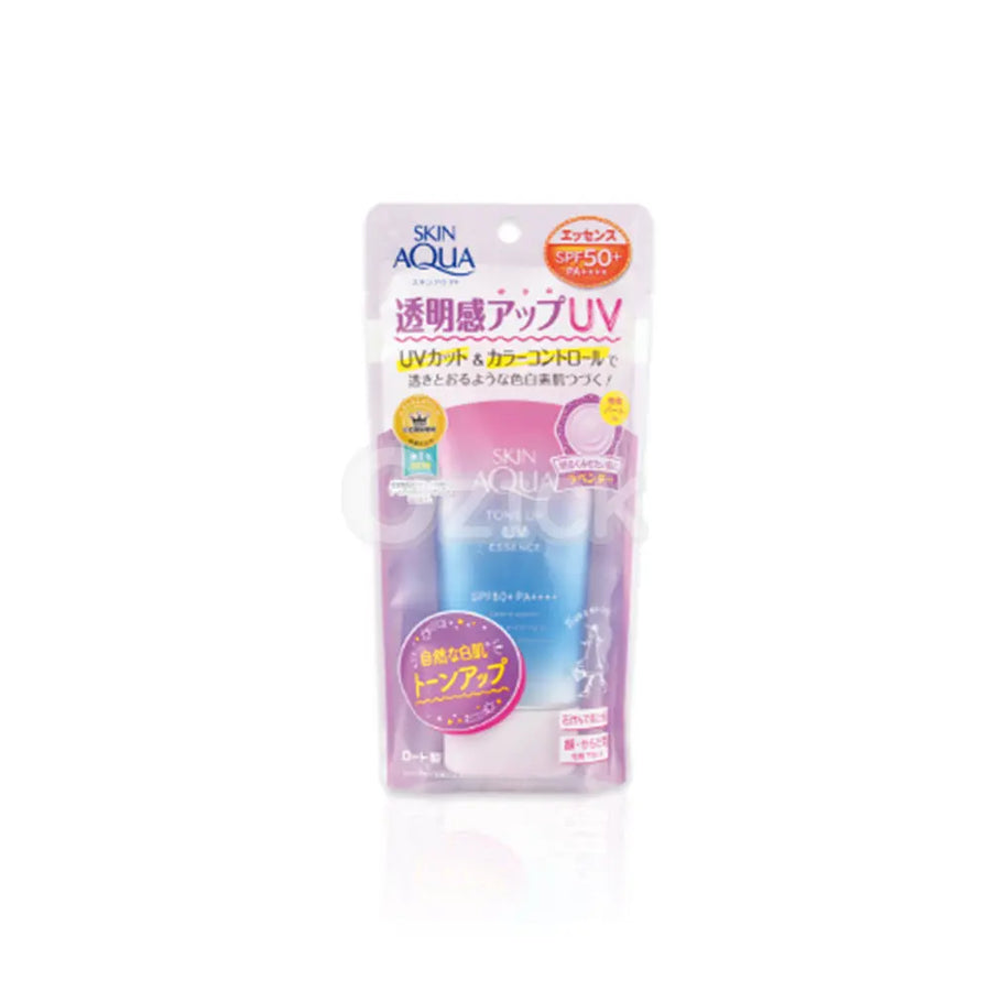 [ROHTO] 스킨 아쿠아 톤 업 UV 에센스 라벤더 80g - 모코몬 일본직구