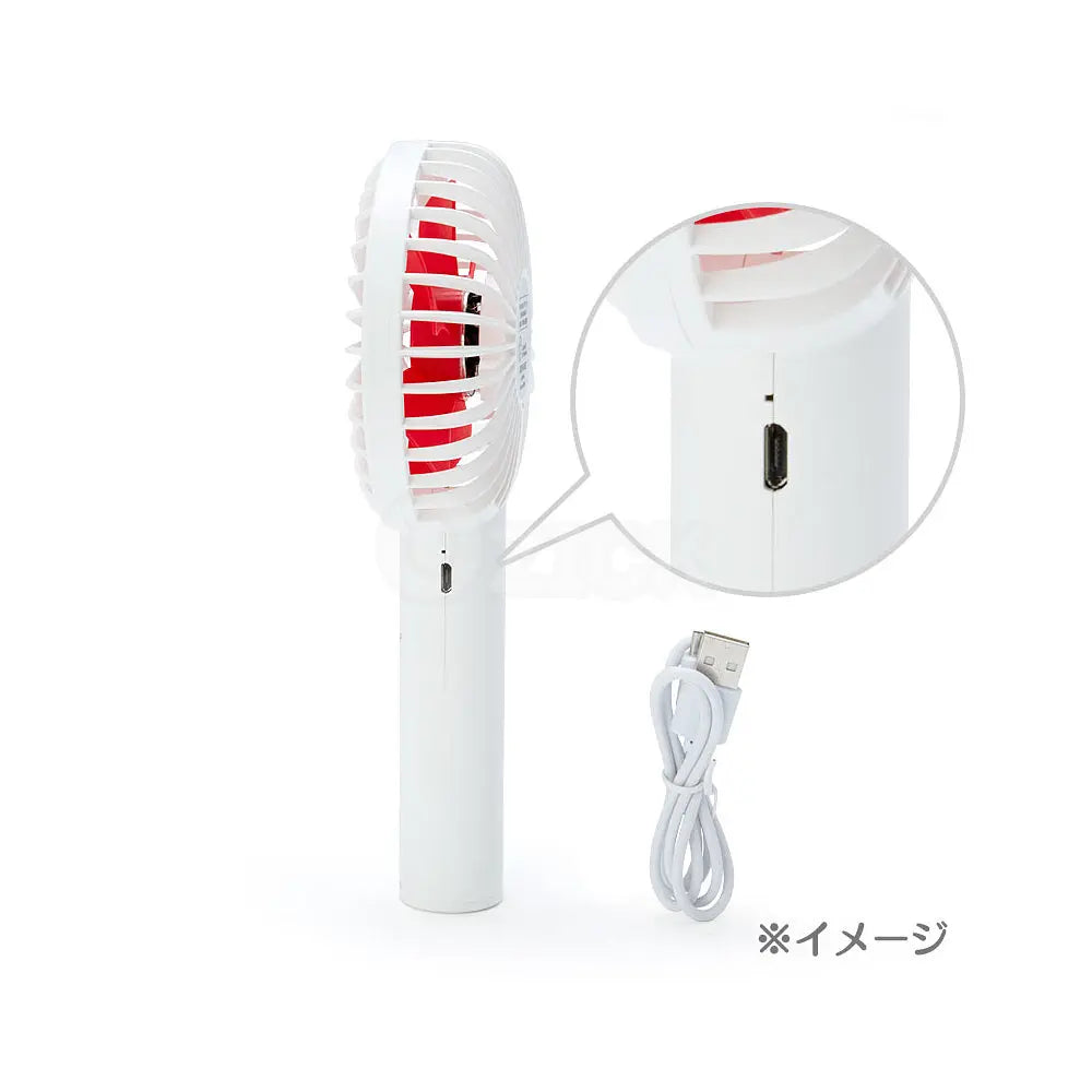 [SANRIO] 헬로키티 USB 충전식 핸디 선풍기 - 모코몬 일본직구