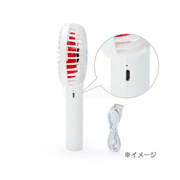 [SANRIO] 헬로키티 USB 충전식 핸디 선풍기 - 모코몬 일본직구