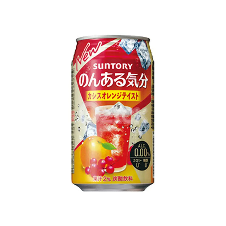 [SUNTORY] 만족스러운 기분 카시스 오렌지 맛 350ml - 모코몬 일본직구