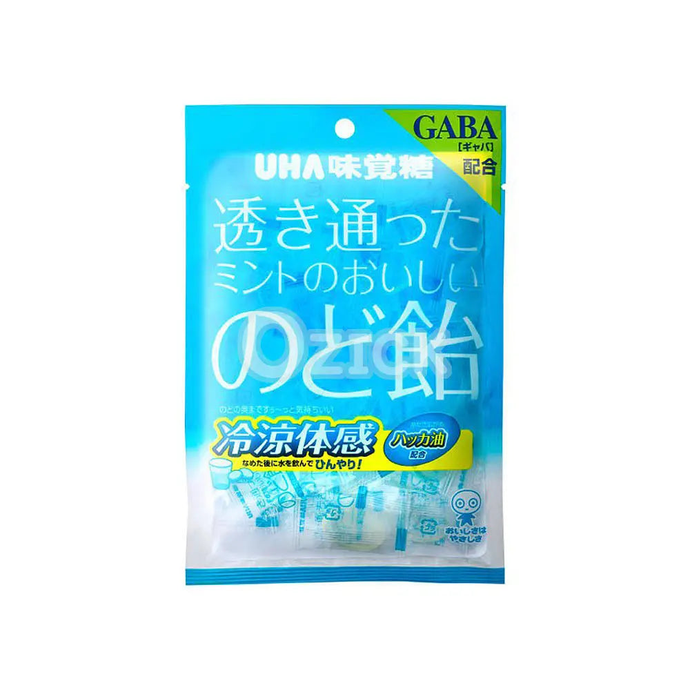 [UHA MIKAKUTO] 투명한 민트 맛있는 목캔디 92g - 모코몬 일본직구