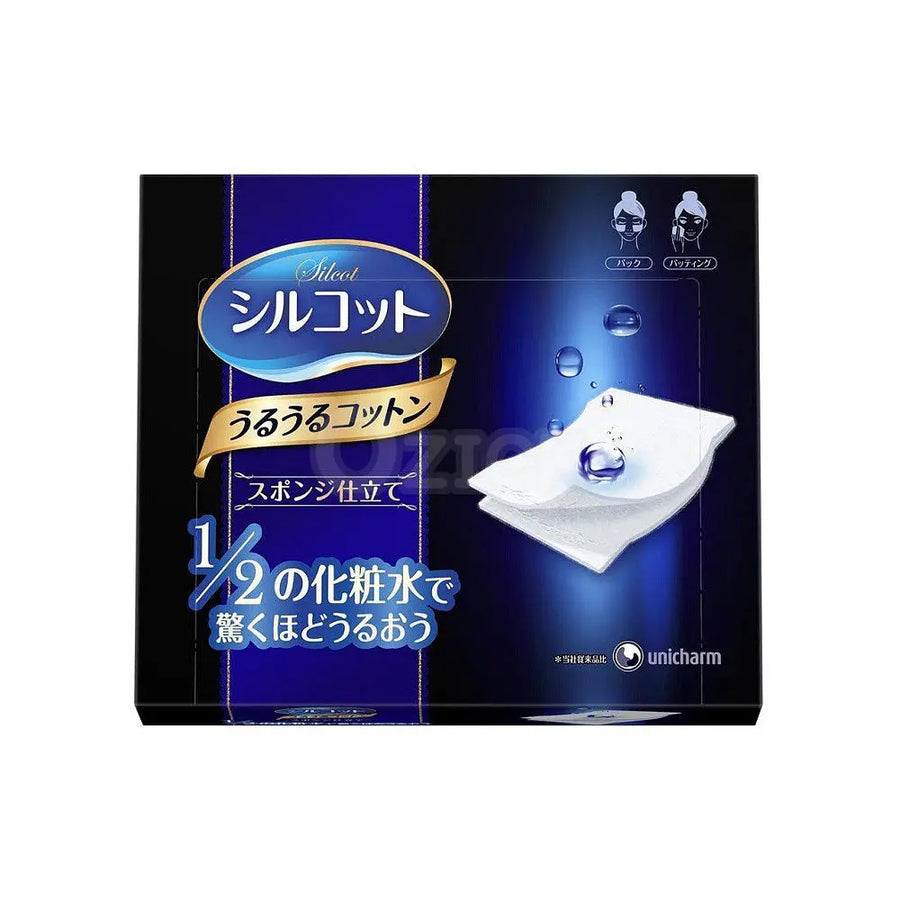 [UNICHARM] 시루콧토 우루우루 스펀지 화장솜 40매 - 모코몬 일본직구